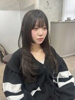 シエテ 津田沼(Siete)&nbsp;着物ヘア/大人ガーリー/ダークアッシュ/似合わせカット/津田沼