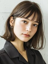 プラスリブ(Plus Lib) エアリーボブ×アッシュブラウン