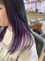 グランツヘアー(Glanz hair)&nbsp;ビビットバイオレットインナーカラー
