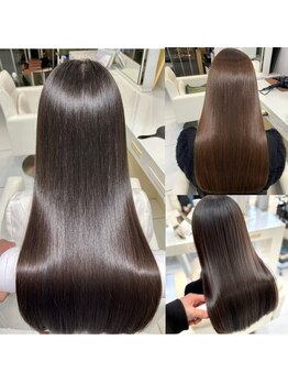 シーズンズ バイ マーブルズ(seasons by marbles)の写真/【ネオメテオストレート】縮毛矯正と髪質改善トリートメントが融合した最新縮毛矯正。柔らかい質感と艶髪へ