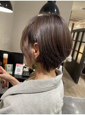 これが振り返りショートボブ