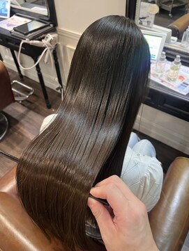 ヘアーアンドファッションシオミエイチ (hair＆fashion shiomi H) 髪質改善ストレート