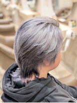 アンプヘアー 六地蔵店(unpeu hair)&nbsp;メンズウルフ×ハイトーン【宇治 六地蔵】