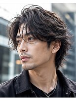 アイトーキョー 名古屋栄(AI TOKYO)&nbsp;ニュアンスパーマ/フェザーパーマ/センターパート/名古屋/栄