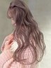 【tama指名限定】ケアブリーチ1回(リタッチ)+カラー__19500【梅田】