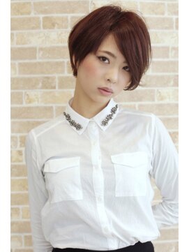 美容室 パルス 静岡鷹匠店(PALS) ボルドーベージュカラー☆マニッシュショート