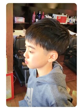 ヘアーデザイン アブー(hair design A BOO) 2018・boys★ツーブロックモヒカン系カット