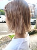 【HIRONO higashiyama】切りっぱなしボブ