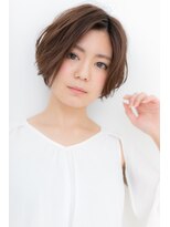 カバーヘア ブリス 大宮西口(COVER HAIR bliss) アシンメトリーくせ毛風前下がりマッシュボブY大宮30代40代50代