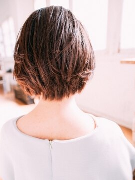 リソ 銀座(RISO) 前髪無し大人ひし形ボブ