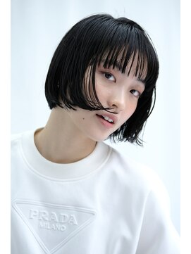 ピークアブー アヴェダ ギンザシックス(PEEK-A-BOO AVEDA GINZASIX) 【大人かわいい】シースルーバング×ボブ