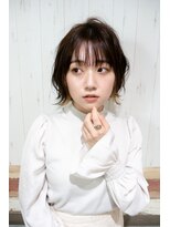 ティアラ 桜木町(TIARA) くせ毛風ボブ シースルーバング