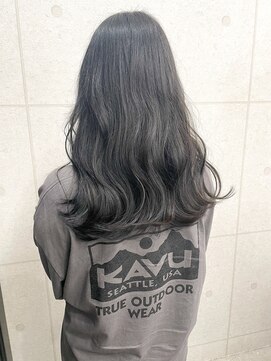 アンリ(Anli) 【Anli☆岩瀬萌】ブルーブラック 艶髪 髪質改善 ブリーチなし