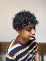 メンズサロン ウエストサイドカットクラブ(Men's West Side Cut Club)&nbsp;2ブロック×パーマスタイル