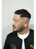 メンズかき上げニュアンスマッシュサイドパート韓国マッシュ