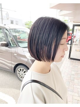 ヘアスペース クレール(hair space clair) 【clair 清水恭平】20代30代40代横顔美人ショート