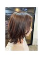 アオゾラヘアー フジサキグウ(AOZORA HAIR FUJISAKIGU) ナチュラルベージュで大人っぽく♪透明感もあり柔らかい印象に。