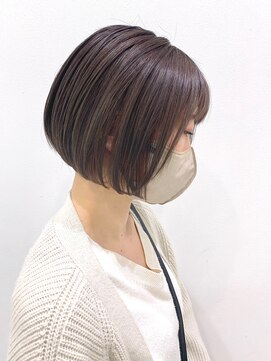 トルネード(TORNADO) ミニボブ ショートボブ 顎ラインボブ 前髪ありボブ 韓国ボブS45