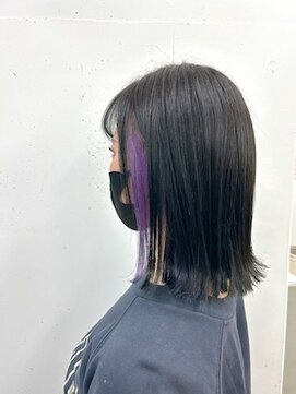 ニカ 溝の口(NICA) インナーカラー×バイオレット＊【NICA 溝の口】