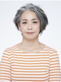 【えがお美容室】グレイヘアの方に☆似合わせウェーブボブ