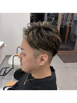 ログ(Log) 立体感と動きが出るメンズハイライト