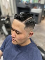 フランクスバーバーリベラルド 横浜(FRANK'S BARBER LIBERALD)&nbsp;ミドルスキンサイドパート