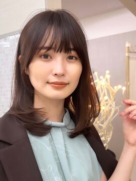 アンフィニー 銀座(ANFINI) くびれヘア/レイヤーカット/前髪/顔まわり/20代/30代/銀座