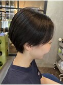 コンパクトショート くびれショート 顔周り 似合わせ 髪質改善