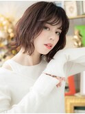 斜めバングくせ毛風ウルフカット外ハネロブc5北浦和20代30代!