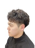 メンズツイスパアップバング