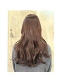 Shine hair latteのロング