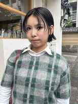 トゥコ(tuco)&nbsp;透明感　ブルーグレー　暗染め　ボブ