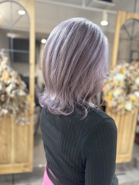 ニジヘアー(Nizi hair) ホワイトラベンダー