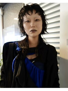 レコ 渋谷(LECO) レイヤーボブウルフカットシャギーカットデザインカット