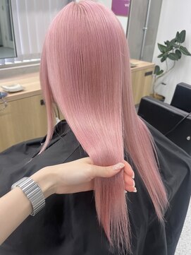 ペレ 渋谷(PELE) ホワイトグレージュ/デジタルパーマ/チェリーブラウン/渋谷