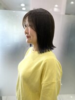 ハピネス 西大寺店(Happiness)&nbsp;くびレイヤーエモージュ愛されショートボブ艶髪