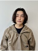 メンズボブニュアンスパーマ