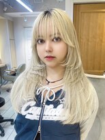 テトラ バイ ネオリーブ 横浜西口店(tetra by neolive)&nbsp;レイヤーカットハッシュカット韓国　成田