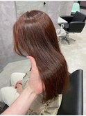 オレンジブラウン(ブリーチなしでできる明るめカラー)