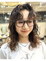 ナループロアオハナ(Nalu pu loa ohana)&nbsp;パーマウルフパーマレイヤーパーマくるくるパーマハードパーマ