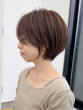 ビューナゴヤ 名駅(VIEW NAGOYA) ショート/オリーブカラー/髪質改善/白髪ぼかし/小顔