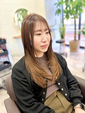 レイヤー×髪質改善カラー