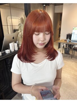 ノエル 池袋店(noel) 【noel】mayu×艶暖色ブリーチなしダブルカラー