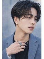 アットラブ バイ ベル(at'LAV by Belle) men'shair/センターパート/ツーブロック/シャドウパーマ