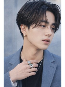 アットラブ バイ ベル(at'LAV by Belle) men'shair/センターパート/ツーブロック/シャドウパーマ