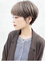 バイエイト(X８)&nbsp;丸みナチュラルショート×ミルクティーベージュ