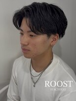 ルースト 八王子店(ROOST) MEN'SHAIR/センターパート/ニュアンスパーマ/眉毛/八王子