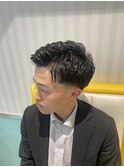 【ローフェード×アップバングスタイル】［東中野］［理容室］