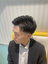 エルエフェ(EL JEFE)&nbsp;【ローフェード×アップバングスタイル】［東中野］［理容室］