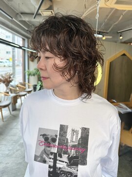 アネンド(anend) マッシュウルフ×パーマ